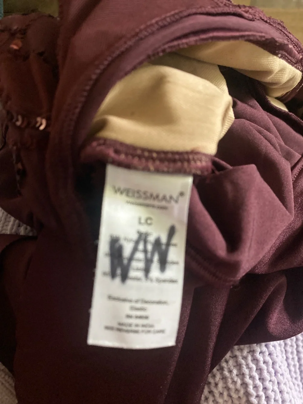 Weissman L Girl’s Whole Lotta Woman Leotard
